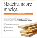 Ver imagem 4 de Estante Industrial 4 Prateleiras Ferro e Madeira Rústica para Livros e Decoração Sala e Escritório