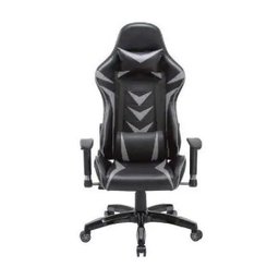 Cadeira Gamer Pelegrin em Couro Pu Reclinável Pel-3003 Preta e Cinza - 3