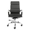 Cadeira Presidente Design Charles Eames em Couro Pu Preta Pelegrin Pel-7089h3 - 3