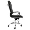 Cadeira Presidente Design Charles Eames em Couro Pu Preta Pelegrin Pel-7089h3 - 2