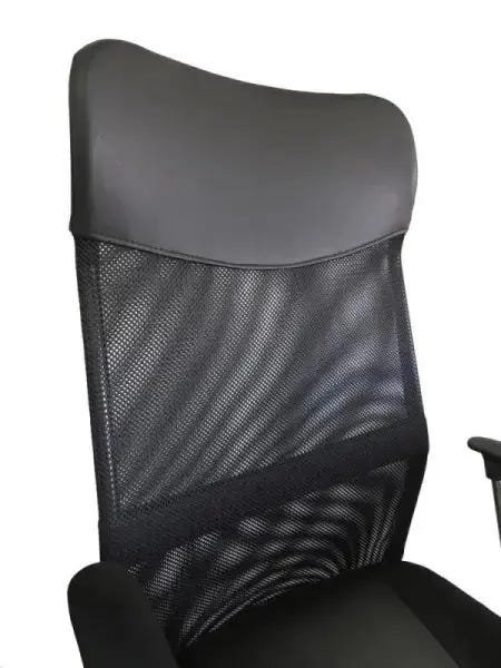 Kit com 8 Cadeiras Presidente em Tela Mesh PEL-8009 Preta - 4
