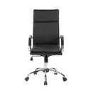 Ver imagem 2 de Cadeira Presidente Pelegrin em Couro Pu Pel-8003h Preta Design Charles Eames