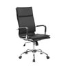 Cadeira Presidente Pelegrin em Couro Pu Pel-8003h Preta Design Charles Eames - 1