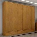 Ver imagem 1 de Guarda Roupa Casal 6 Portas 9 Gavetas 100% Mdf Urbano Josandro Móveis