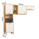 Ver imagem 4 de Armario de Cozinha Compacta Maria Flor com 5 Portas