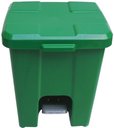 Ver imagem 4 de Cesto de Lixeira Quadrada Plastica com Pedal 15 Litros Cor:branco