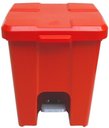 Ver imagem 3 de Cesto de Lixeira Quadrada Plastica com Pedal 15 Litros Cor:branco