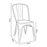 Cadeira Francesinha Tolix Metal Pelegrin Pel-1518 - 5