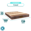 Ver imagem 5 de Colchão Espuma Casal Ortophedic Sankonfort D26