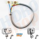Ver imagem 1 de Chicote Contato Fixo Cinza 50cm Chuveiro Cardal Potenza Florenza - Ps423