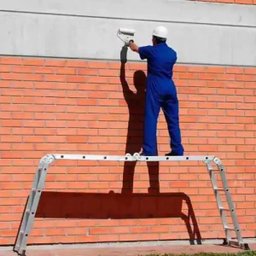 Escada De Alumínio Dobrável 12 Degraus 4x3 AM0112D Pelegrin - 4