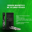 Ver imagem 3 de Sensor Magnético Fixação Portão Instalação Piso Parede Ipec