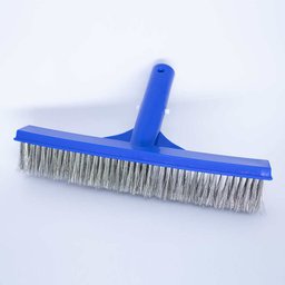 Escova Reta com Cerdas em Inox Para Limpeza De Piscina Brustec - 1