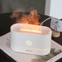 Ver imagem 1 de Umidificador de Ar Aromatizador de Névoa Efeito Chamas Silencioso Cor Branco