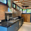 Ver imagem 5 de Kit Churrasqueira Gourmet Completa Inox 430 Makeer Grill Elevatório 5 Espetos 1539 M