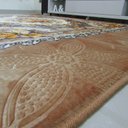 Ver imagem 3 de Tapete Aveludado 3D Estampado Floral Bege 2,00Mx2,50M - Têxtil Design