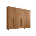 Ver imagem 2 de Guarda Roupa 6 Portas 6g Pés Pernambuco Rufato Natural