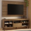Ver imagem 1 de Rack com Painel para Tv até 65 Polegadas com Pés Rustic Detroit Madesa