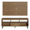 Ver imagem 6 de Rack com Painel para Tv até 65 Polegadas com Pés Rustic Detroit Madesa