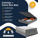 Ver imagem 6 de Cama Box Baú + Colchão Gazin de Molas Ensacadas One Face Air Up Queen 158 cm