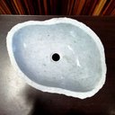 Ver imagem 2 de Cuba Pia Lavabo Banheiro Pedranatural Mármore Branco Rustico
