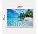 Ver imagem 3 de Quadro Praia Tropical Paraíso Paisagem Refúgio Dos Sonhos