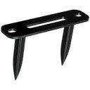 Ver imagem 1 de Suporte Refletor Preto 2 Espetos Estacas Chão Jardim