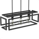 Ver imagem 1 de Pendente Luminária Industrial Preto Infinity Triplo