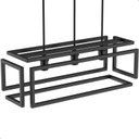 Ver imagem 2 de Pendente Luminária Industrial Preto Infinity Triplo