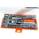 Ver imagem 3 de Jogo de Chave Catraca Sparta Mix 40 Peças com Estojo