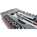 Ver imagem 4 de Jogo de Chave Catraca Sparta Mix 40 Peças com Estojo