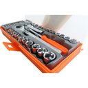 Ver imagem 2 de Jogo de Chave Catraca Sparta Mix 40 Peças com Estojo