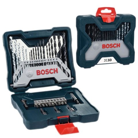 Jogo de Ferramentas Bosch Kit X Line 33 peças