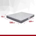 Ver imagem 3 de Colchão Casal Hellen Espuma D33 Pro Confort 138x188x12cm Cinza 