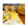 Conjunto 6 Ramequim 200ml Porcelana Amarelo Canelado 10cm - 3