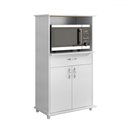 Ver imagem 1 de Balcão de Cozinha 2 Portas 1 Gaveta Fiori Branco New - Pnr Móveis