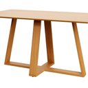 Ver imagem 2 de Mesa de Jantar TM91 6 Lugares Retangular 100% MDF Carvalho Rose Dalla Costa Móveis