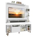 Ver imagem 2 de Rack com Painel para Tv até 60 Polegadas 180 Cm com Pés Branco/rustic Cancun Madesa