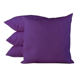 Almofáda Cheia para Sofá Cor Lisa a Sua Escolha 60 x 60 cm - 1Unidade - Violeta Escuro - Liso - 1