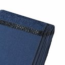 Ver imagem 3 de Kit 12 Toalhas Lavabo Belíssima Bordar Ponto Cruz Perfeito Estilo Lavabo Belissima Azul Marinho