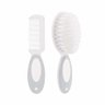 Kit Cuidados para Bebê - Escova e Pente com Cerdas Macias - Cinza - Buba - 2