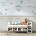 Ver imagem 2 de Papel de Parede Decorativo Autocolante Meia Parede Infantil Estilo
