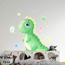 Ver imagem 2 de Adesivo de Parede Dinossauro Baby com Estrelinhas-Extra Grande 85x78cm