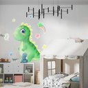 Ver imagem 3 de Adesivo de Parede Dinossauro Baby com Estrelinhas-Extra Grande 85x78cm