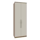 Ver imagem 1 de Guarda Roupa Modulado 02 Portas 03 Gavetas 234cm de Altura Setiba - Carvalho/Palha