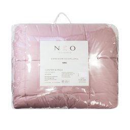Edredom Queen Toque de Pluma Frio e Calor Super Macio - Rose - 5