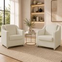 Ver imagem 1 de Kit 2 Poltrona Decorativa para Sala de Espera Mila Recepção Escritório Consultório Corino