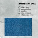 Ver imagem 3 de Tapete Macio Peludo 1,50m Redondo Óasis Azul Jeans