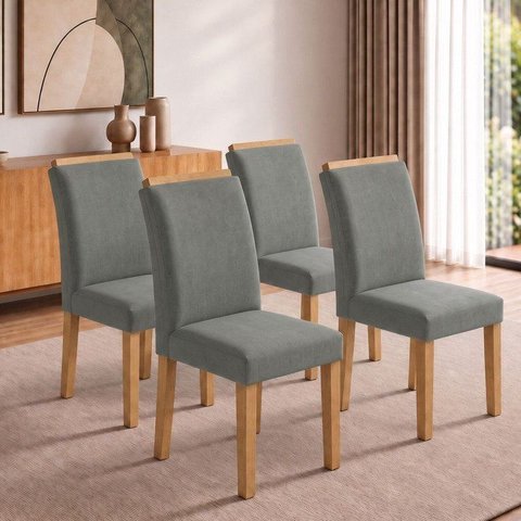 Conjunto 4 Cadeiras para Sala de Jantar Luisa