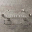 Ver imagem 2 de Acessórios Para Banheiro 4 Peças São Francisco Pingoo.casa - Prata